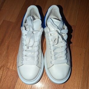 Alexander McQueen Kids Blue Sneakers